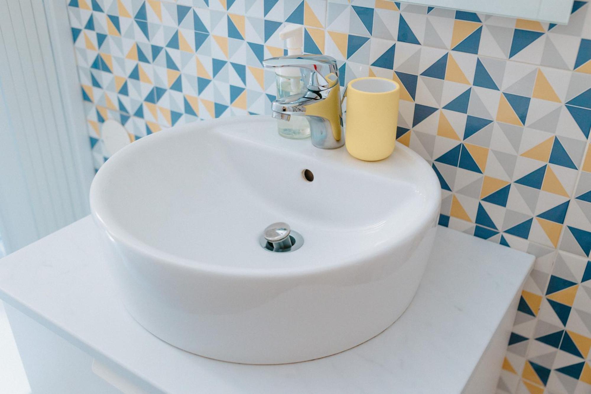 Blue Sea View Apartment Salerno Bagian luar foto