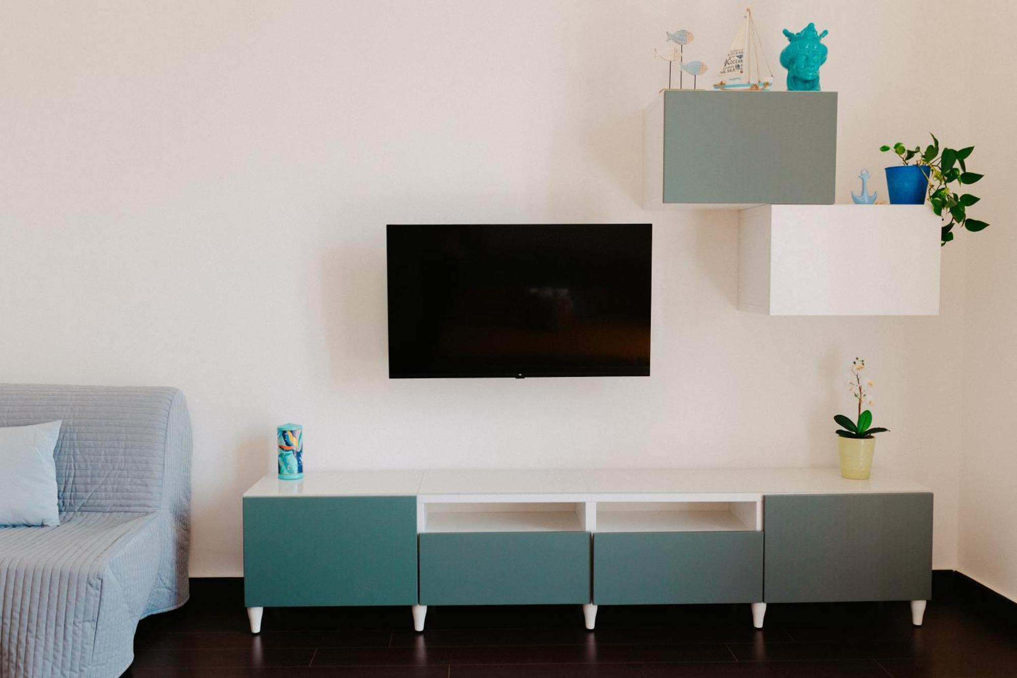 Blue Sea View Apartment Salerno Bagian luar foto