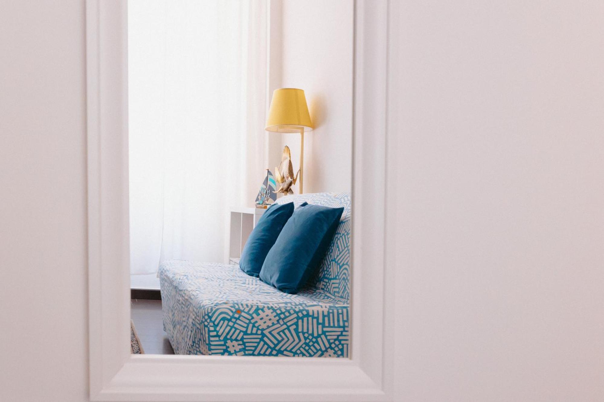 Blue Sea View Apartment Salerno Bagian luar foto