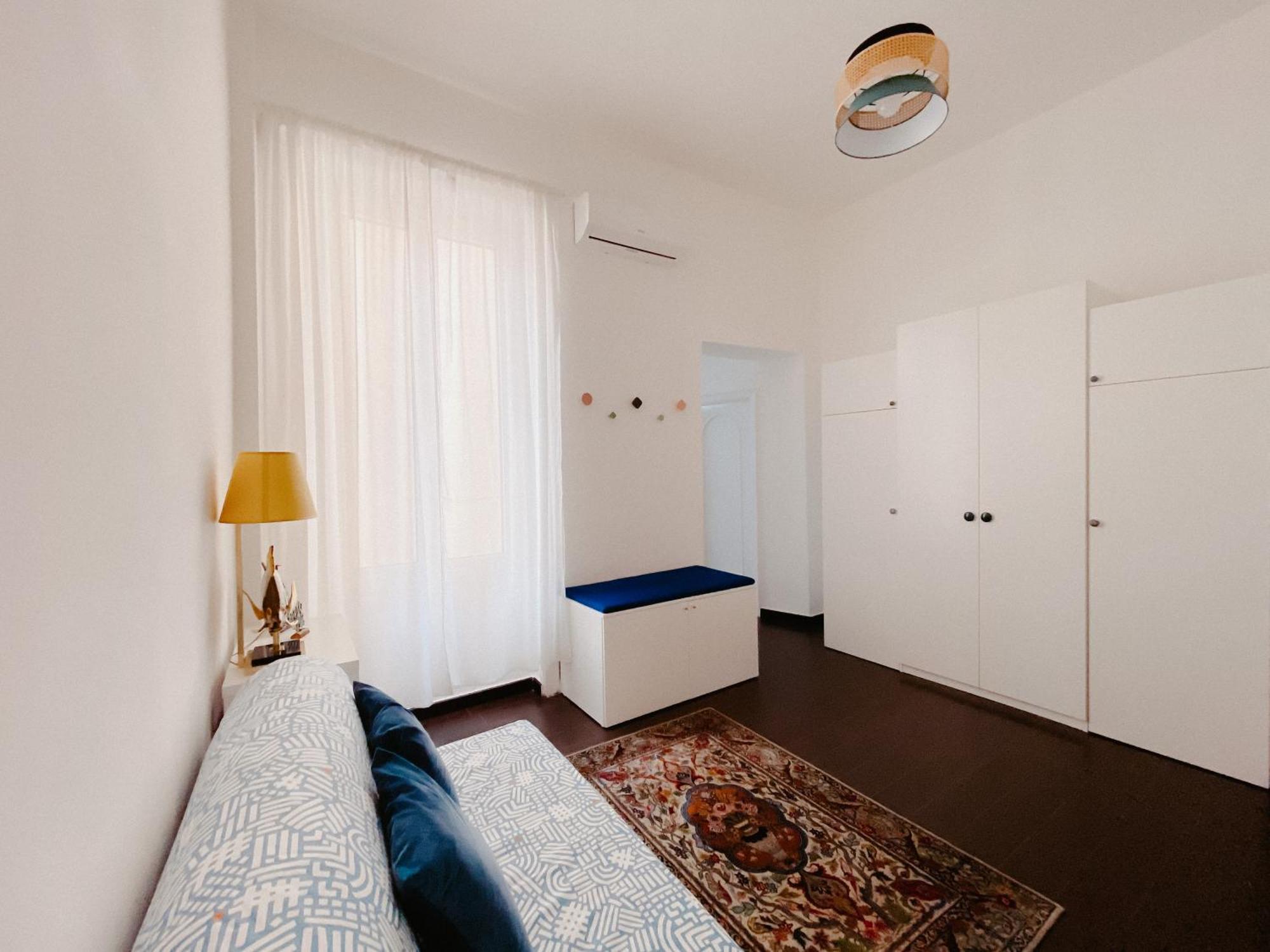 Blue Sea View Apartment Salerno Bagian luar foto