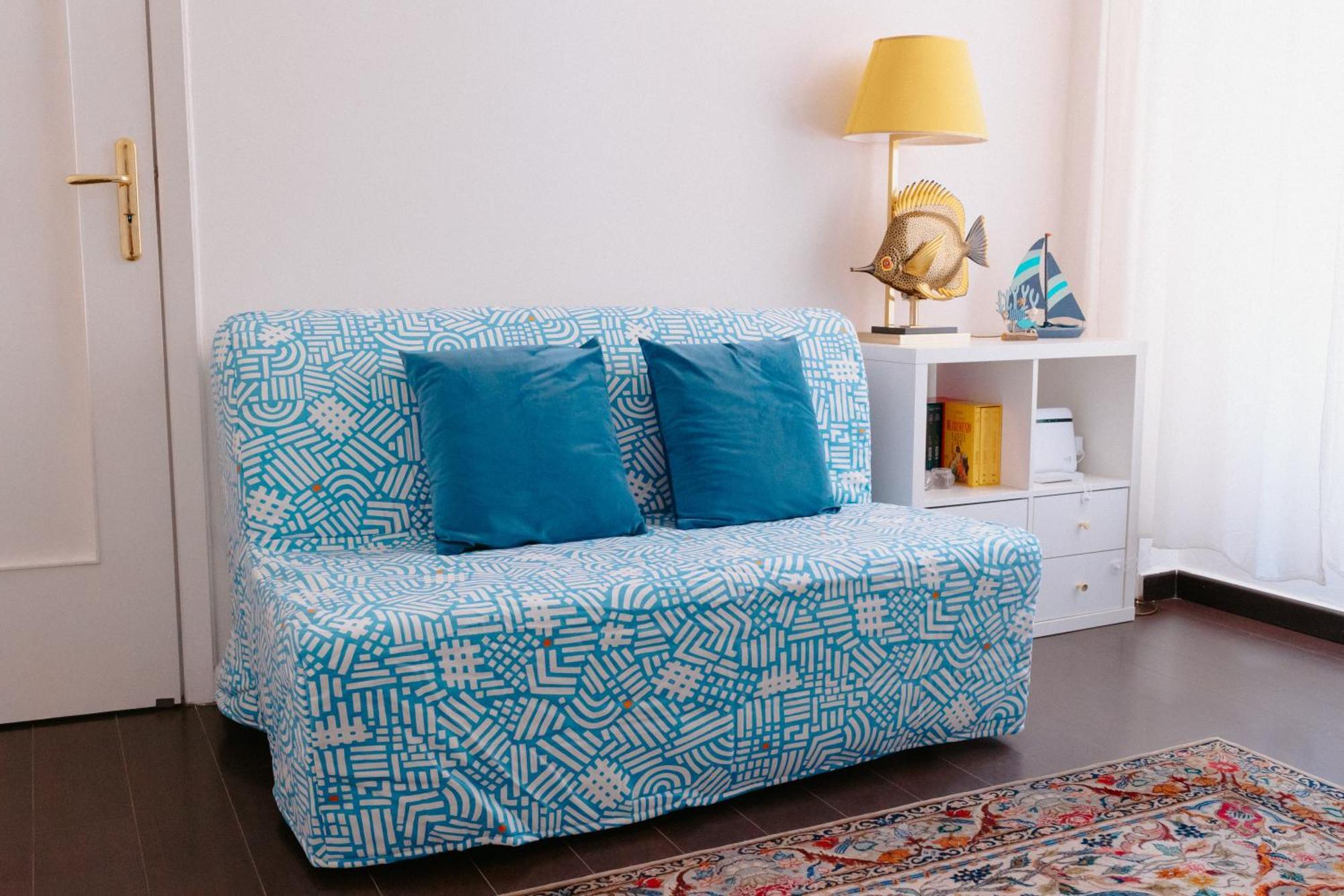Blue Sea View Apartment Salerno Bagian luar foto