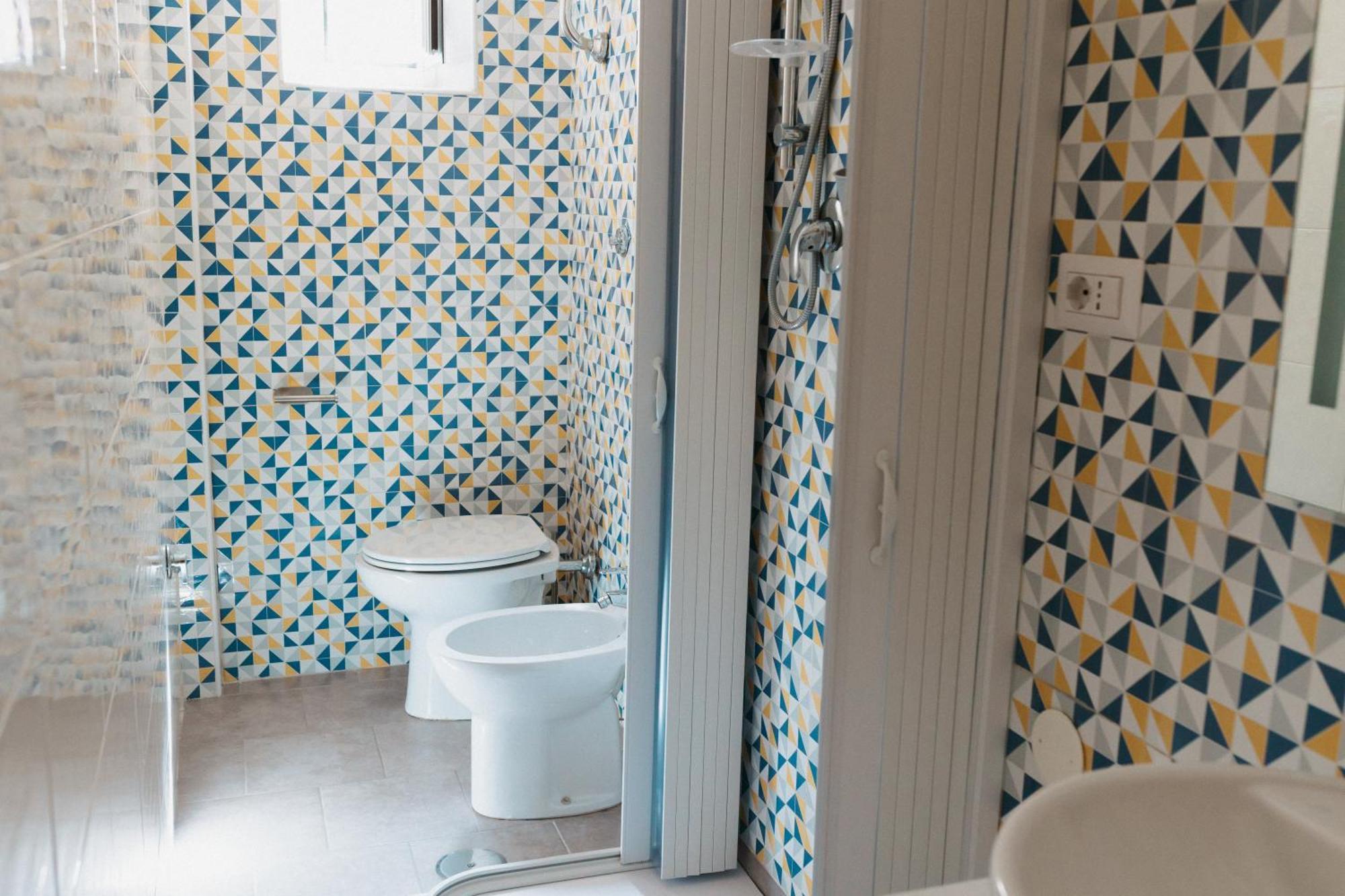 Blue Sea View Apartment Salerno Bagian luar foto